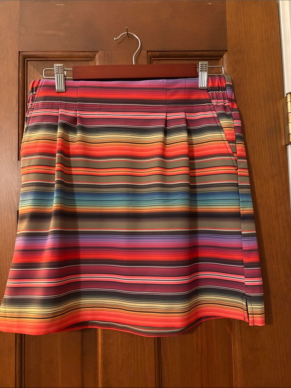 Kavu Women's Multicolor Stripe A-Line Skirt